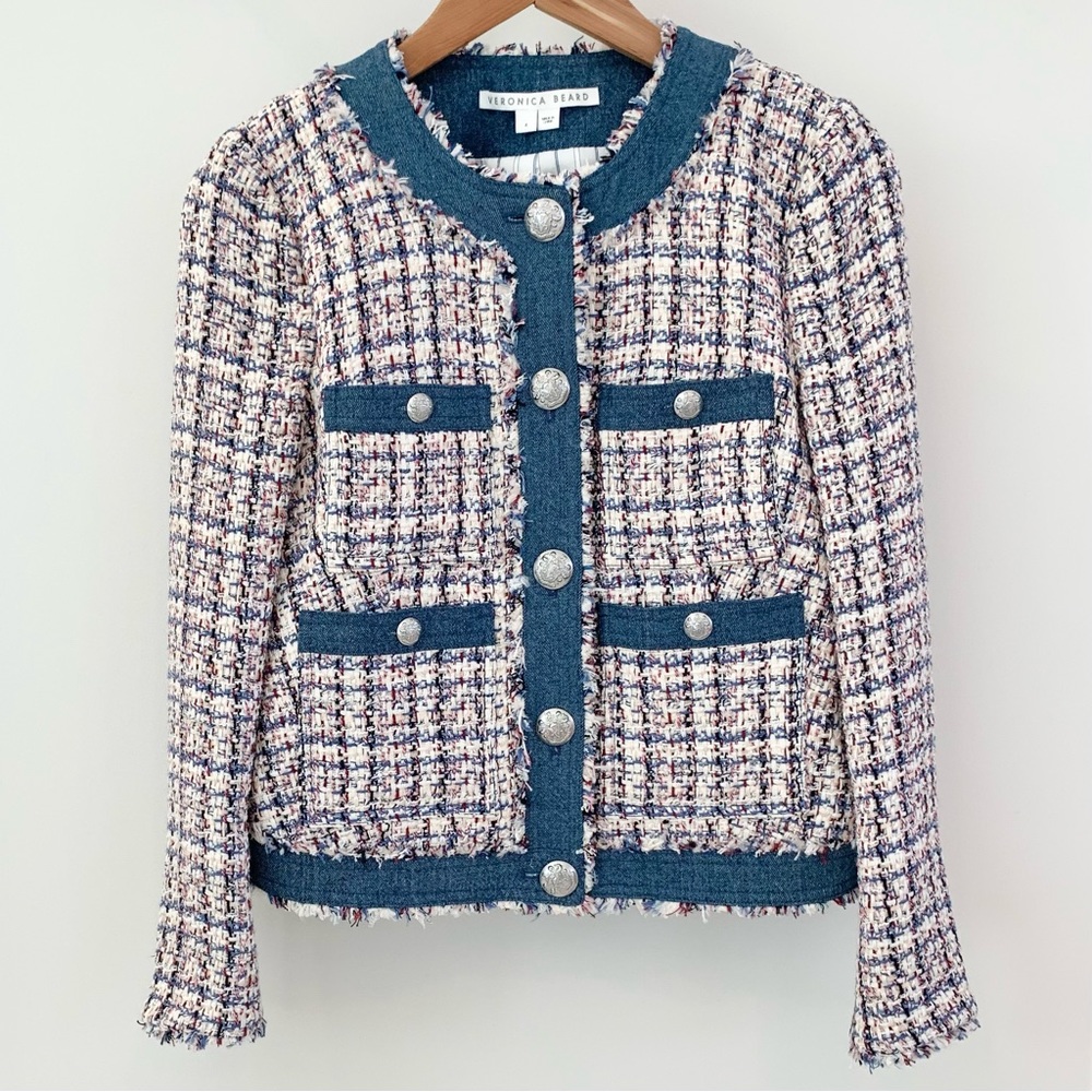 Veronica Beard Esten Tweed Jacket, Size 4